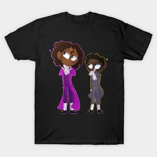 Thomas Jefferson and James Madison T-Shirt by SpookytheKitty2001